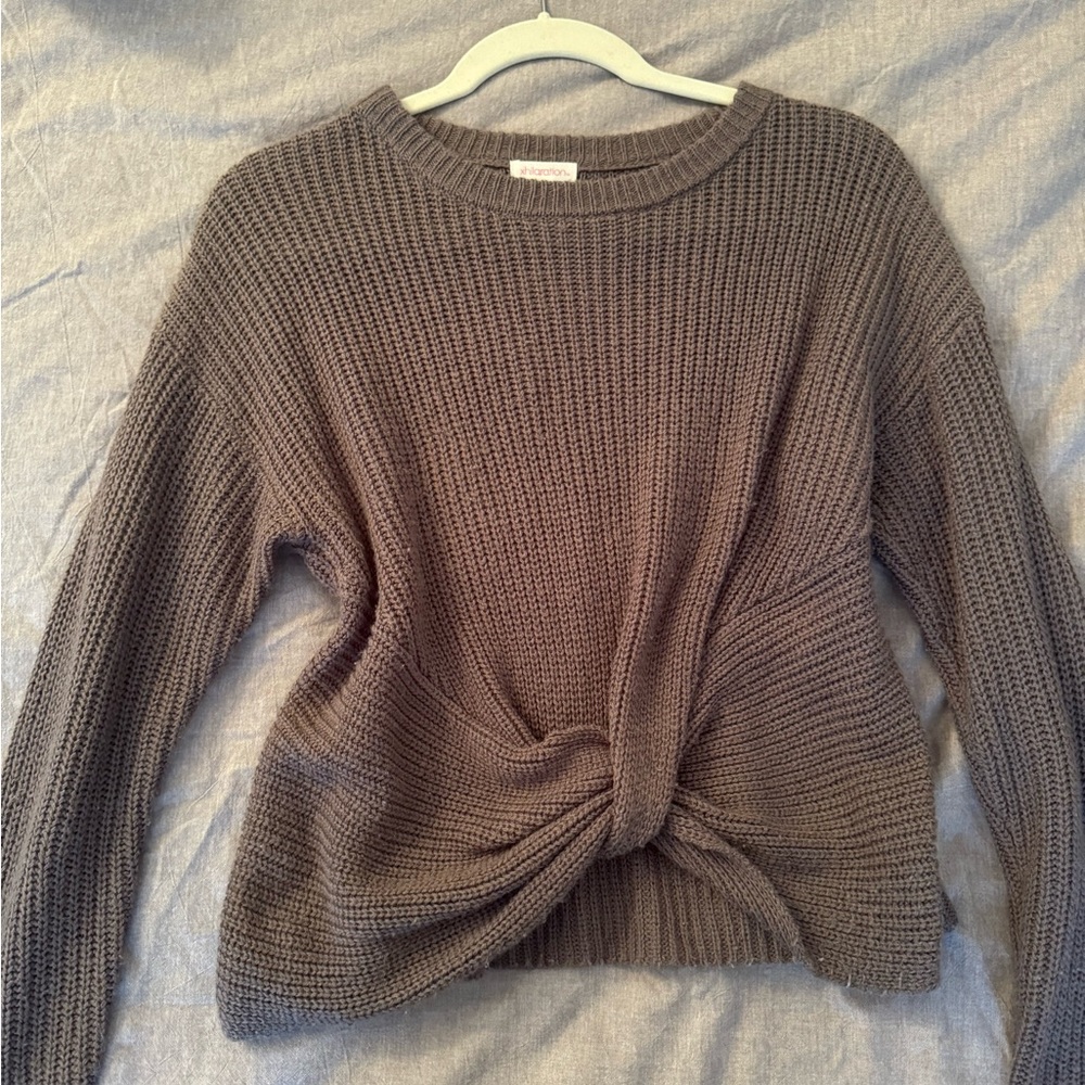 Grey sweater